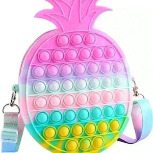 Pop It Pineapple Shoulder Purse